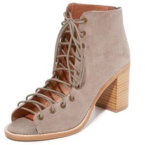 Jeffrey Campbell Taupe Suede Bootie - 8M